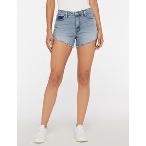 Time And Tru Denim Shorts Womens Size 8 High Rise Distressed Raw‎ Hem NWT